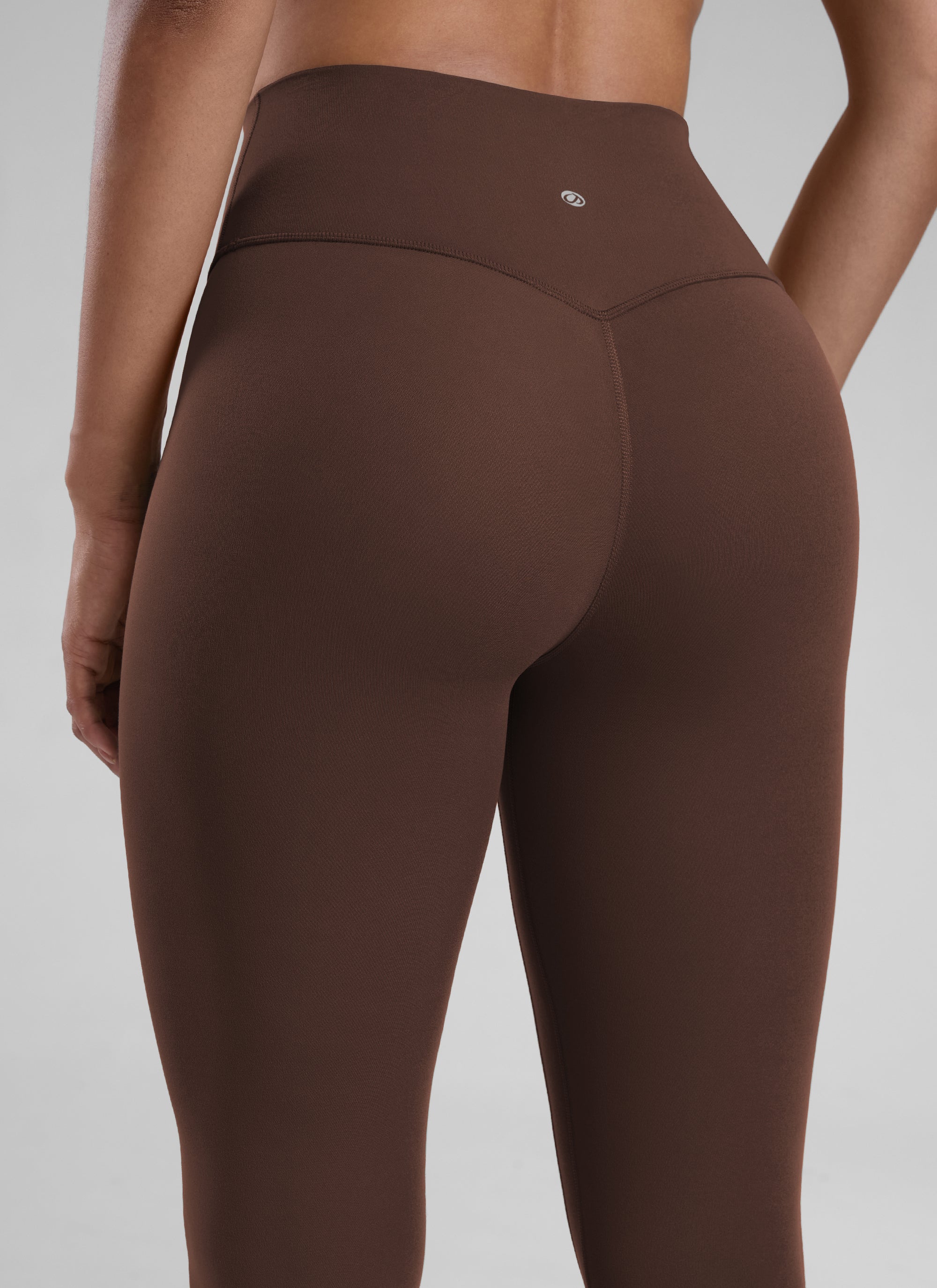 Senaman Tinggi CRZ YOGA Wanita Butterlift Legging Yoga 25'' Coklat Lava