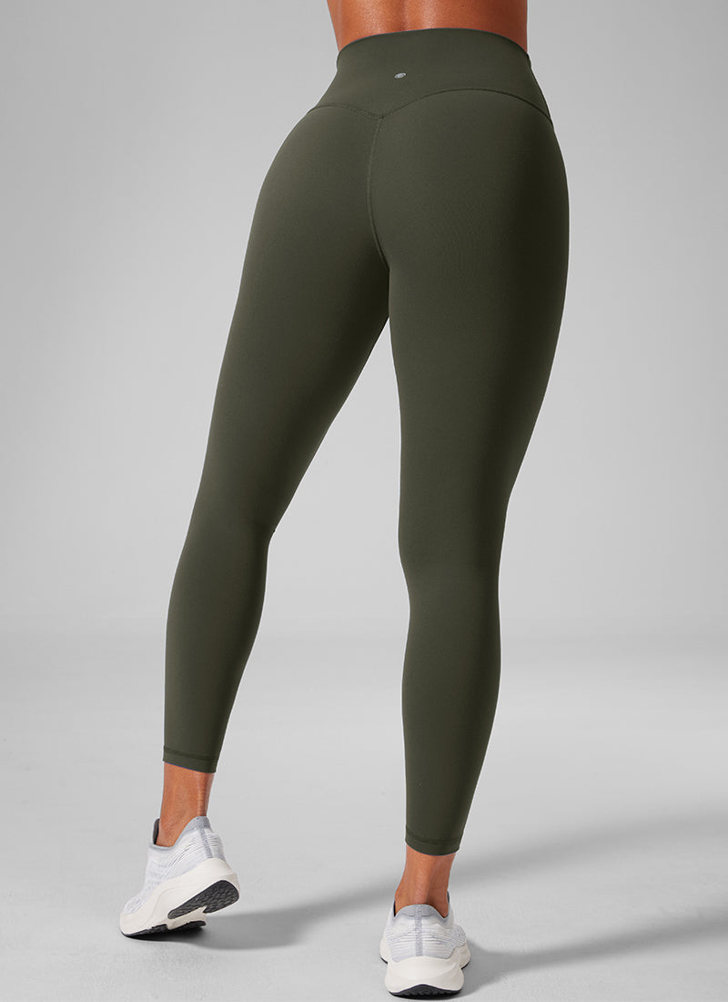 Senaman Tinggi CRZ YOGA Wanita Butterlift Legging Yoga 25'' Hijau Zaitun
