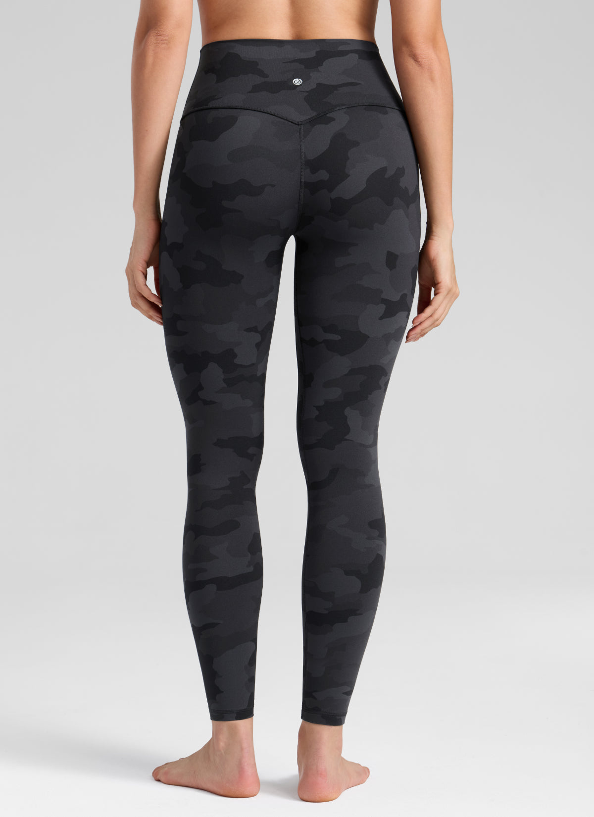 Senaman Tinggi CRZ YOGA Wanita Butterlift Legging Yoga 28'' Penyamaran Kelabu Gelap 2