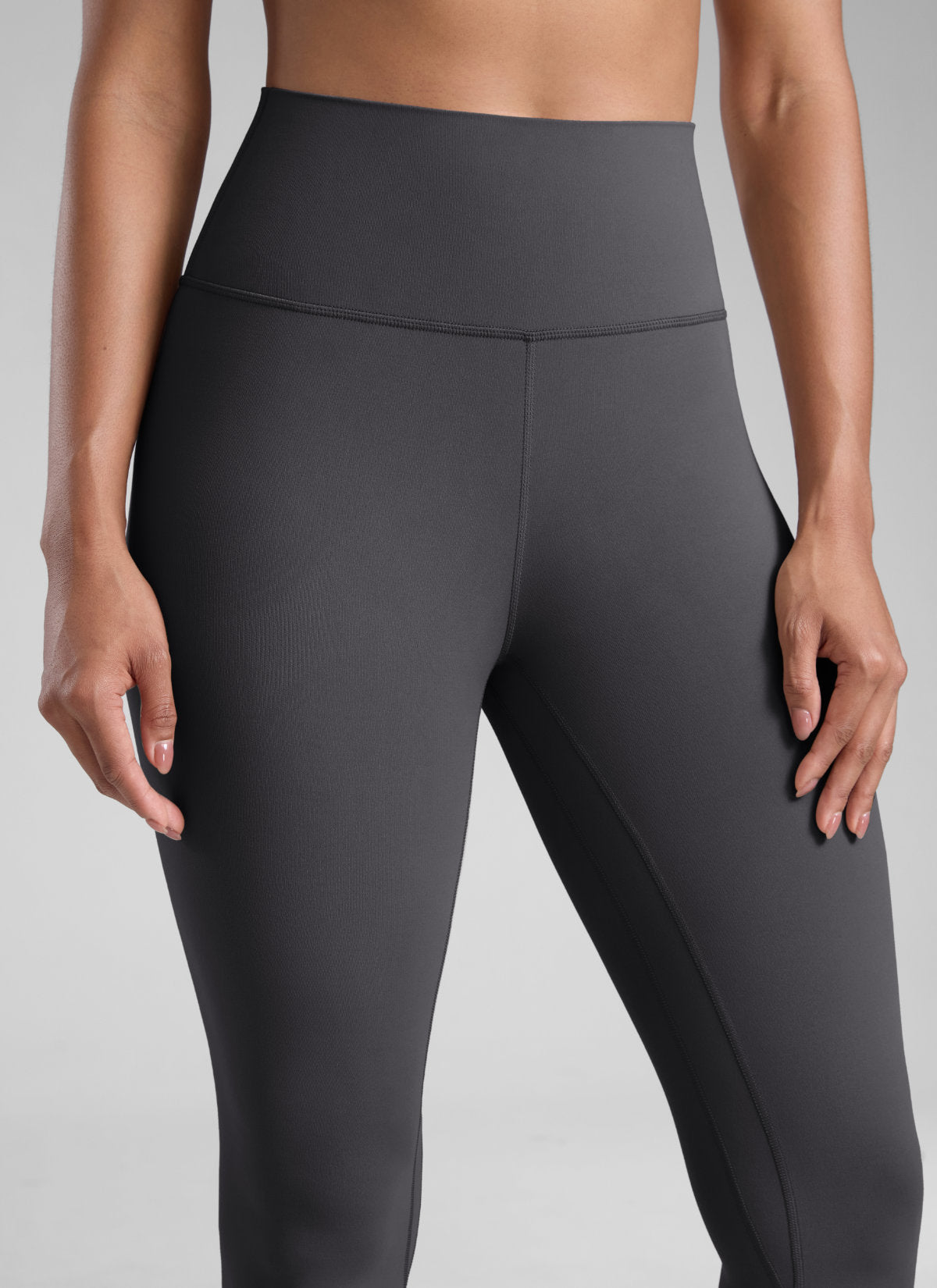 Senaman Tinggi CRZ YOGA Wanita Butterlift Legging Yoga 28'' Kelabu Misterius