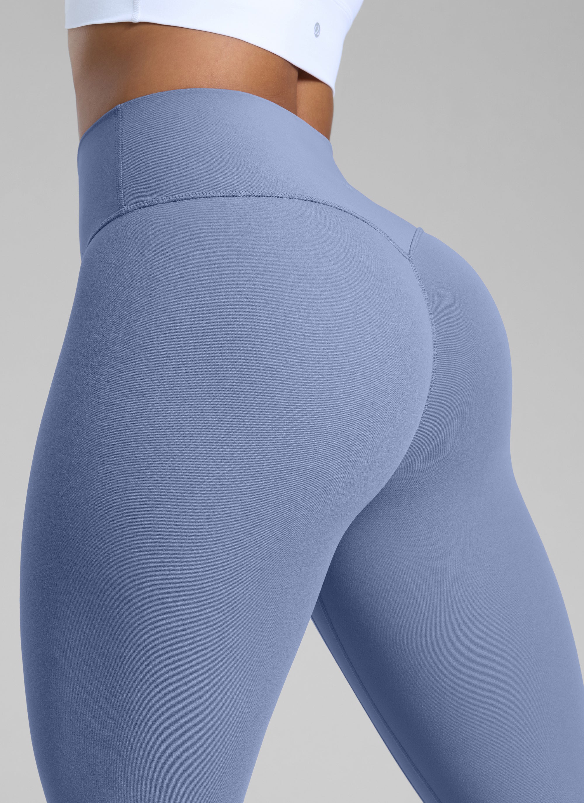 CRZ YOGA Wanita Butterlift Seluar Legging Punggung Berkedut Tinggi Tanpa Jahitan Depan Oasis Blue