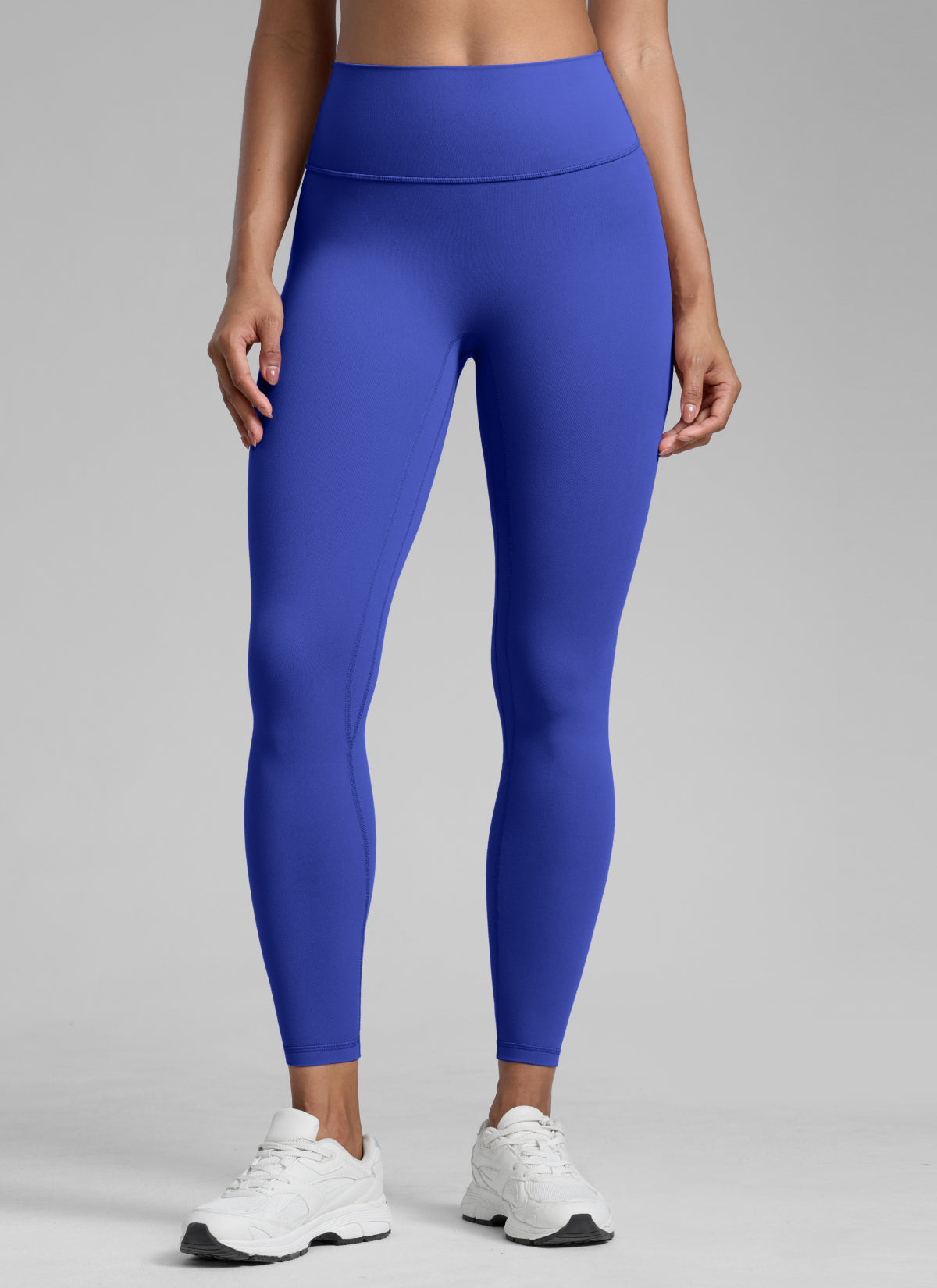 CRZ YOGA Wanita Butterlift Seluar Legging Punggung Bertingkat Tinggi Tanpa Jahitan Depan Royal Blues