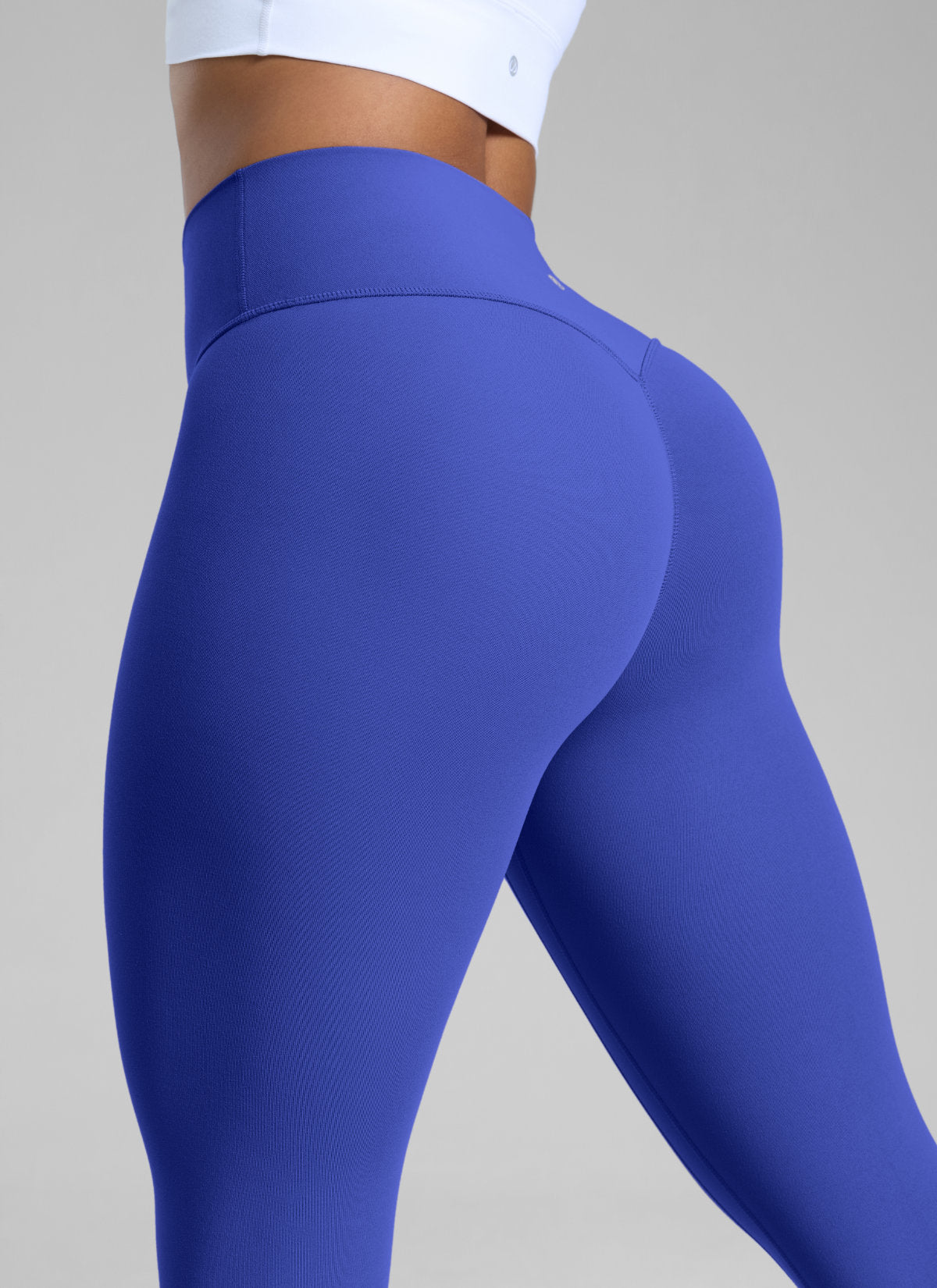 CRZ YOGA Wanita Butterlift Seluar Legging Punggung Bertingkat Tinggi Tanpa Jahitan Depan Royal Blues