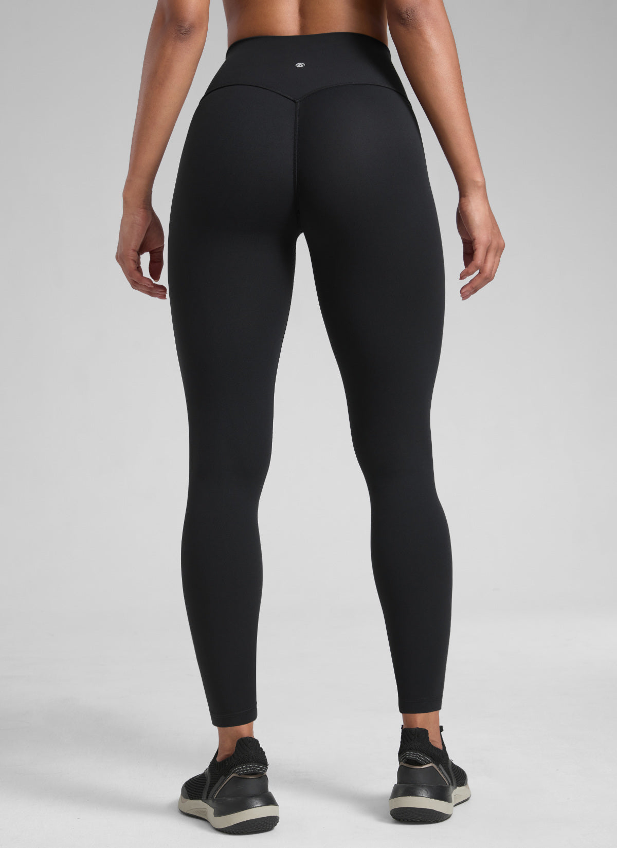 Senaman CRZ YOGA Wanita Secretsculpt™ Legging Tanpa Jahitan Depan 28'' Hitam