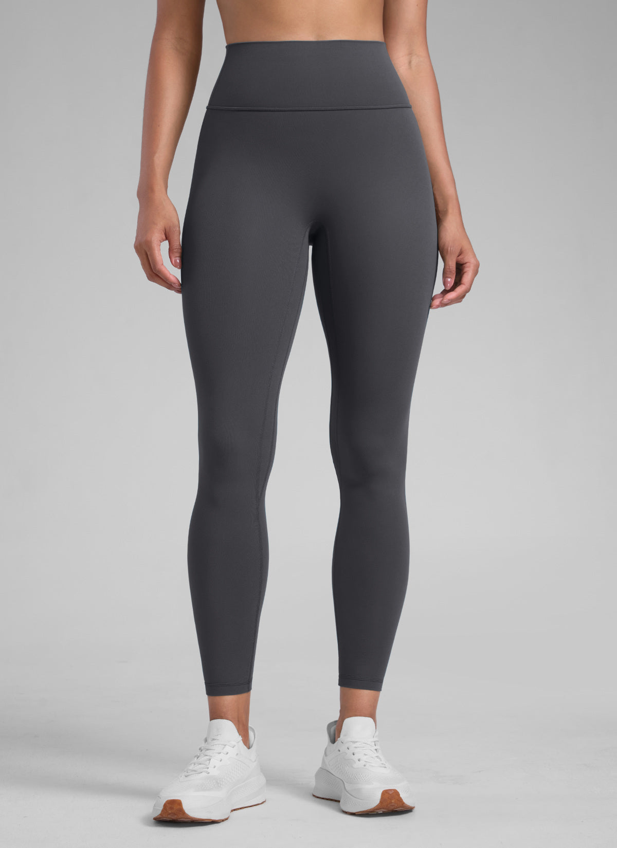 CRZ YOGA Senaman Secretsculpt™ Wanita Legging Tanpa Jahitan Depan 28'' Kelabu Misterius
