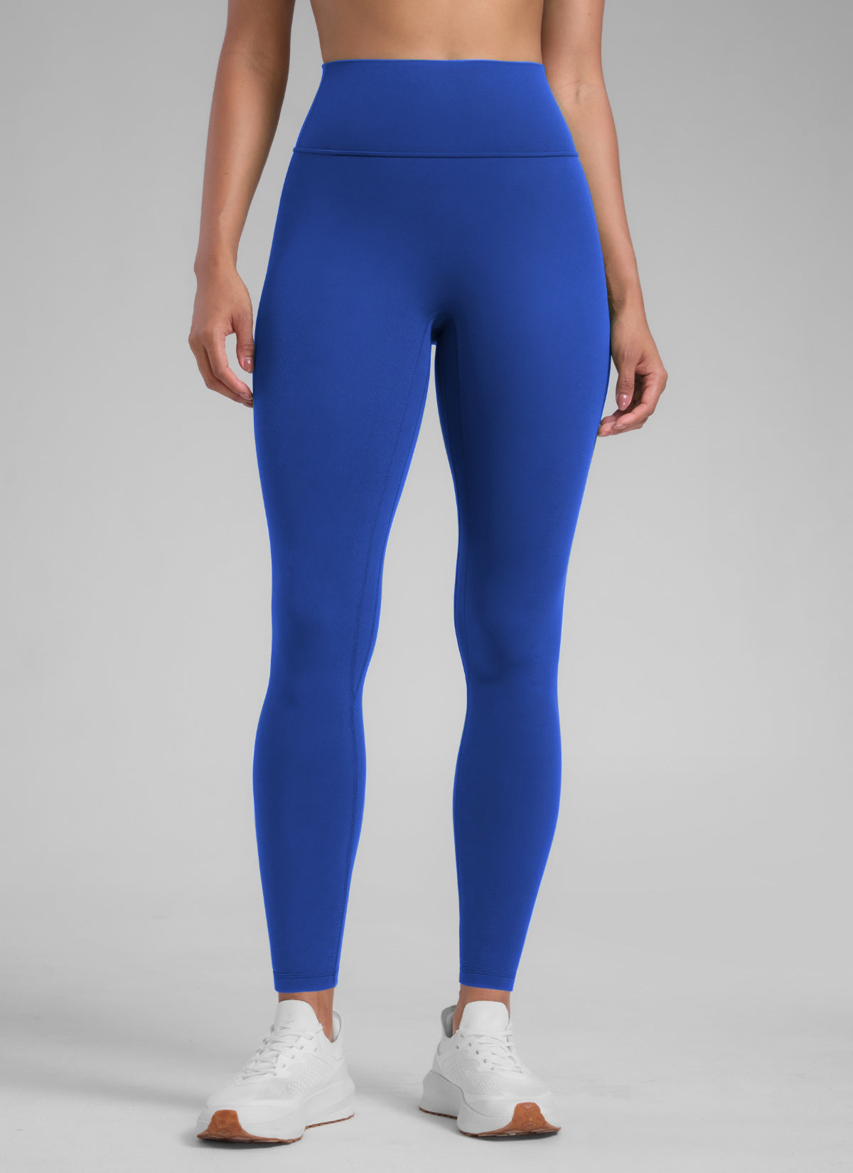 CRZ YOGA Senaman Secretsculpt™ Wanita Legging Tanpa Jahitan Depan 28'' Biru Ombak