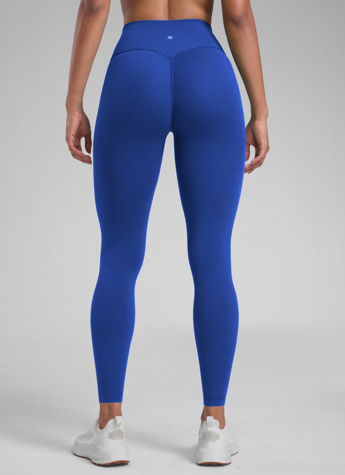 CRZ YOGA Senaman Secretsculpt™ Wanita Legging Tanpa Jahitan Depan 28'' Biru Ombak