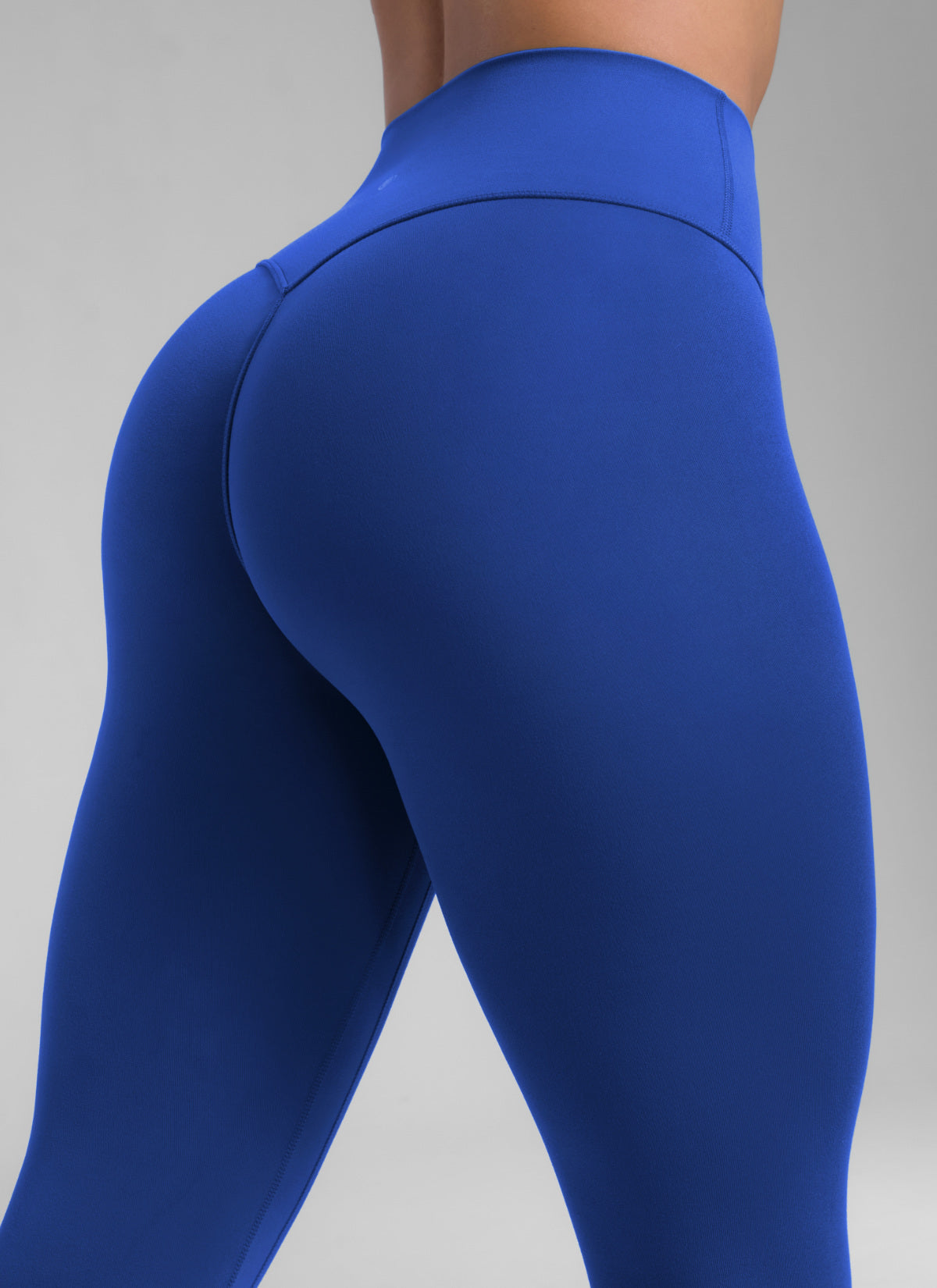CRZ YOGA Senaman Secretsculpt™ Wanita Legging Tanpa Jahitan Depan 28'' Biru Ombak