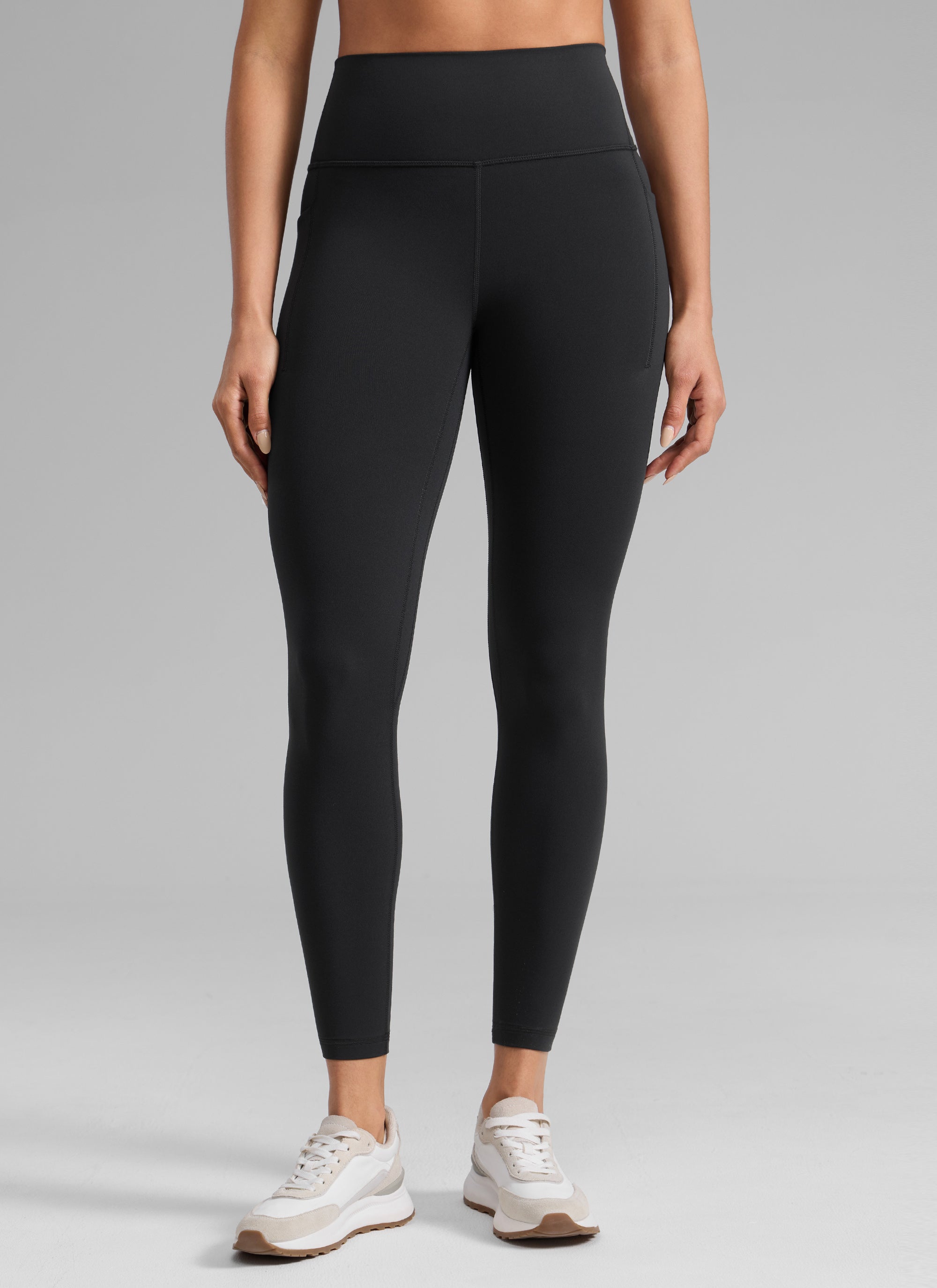 CRZ YOGA Wanita Butterlift Seluar Legging Poket Tinggi Senaman 25'' Hitam