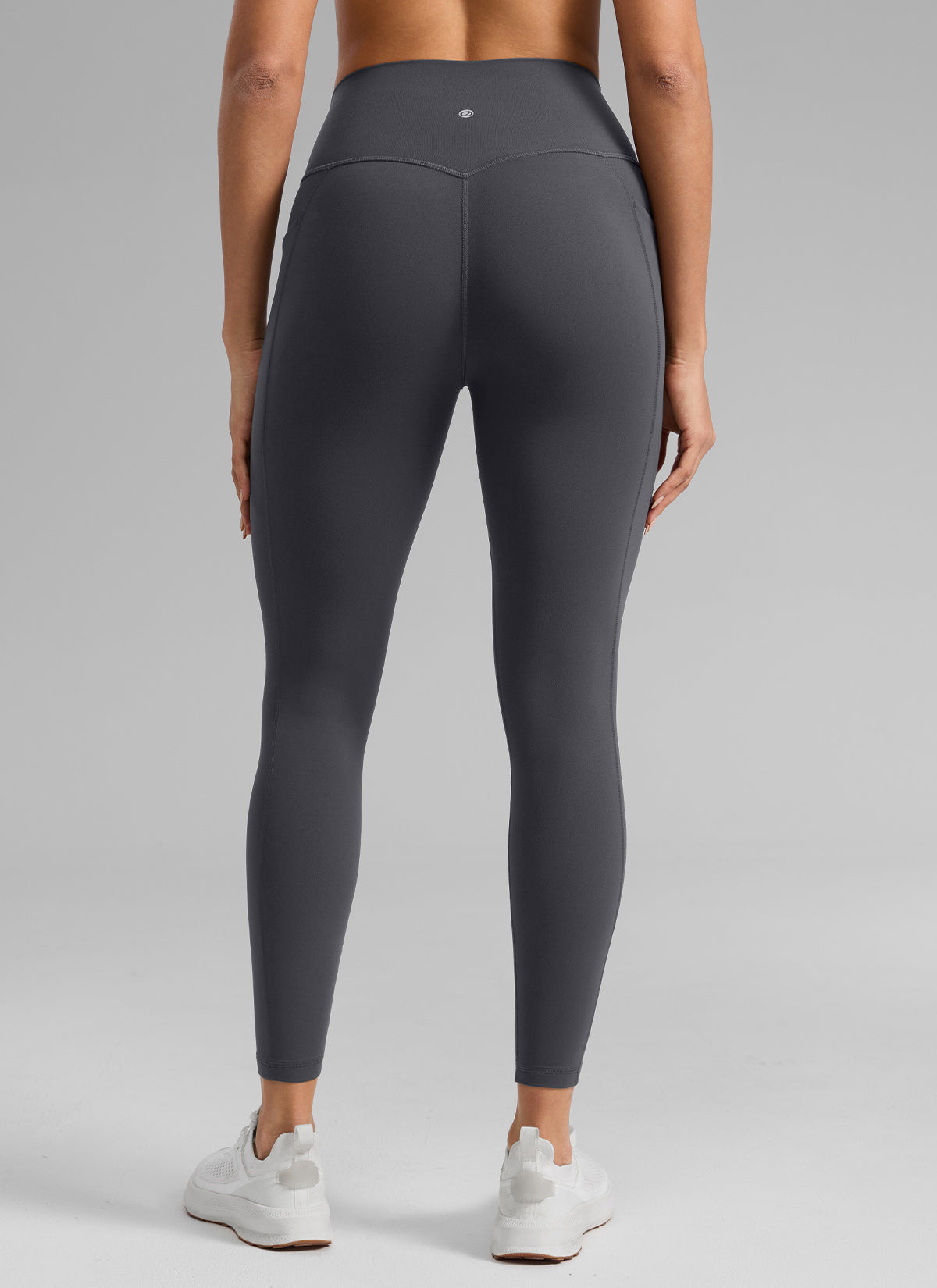 CRZ YOGA Wanita Butterlift Seluar Legging Poket Tinggi Senaman 25'' Kelabu Misterius
