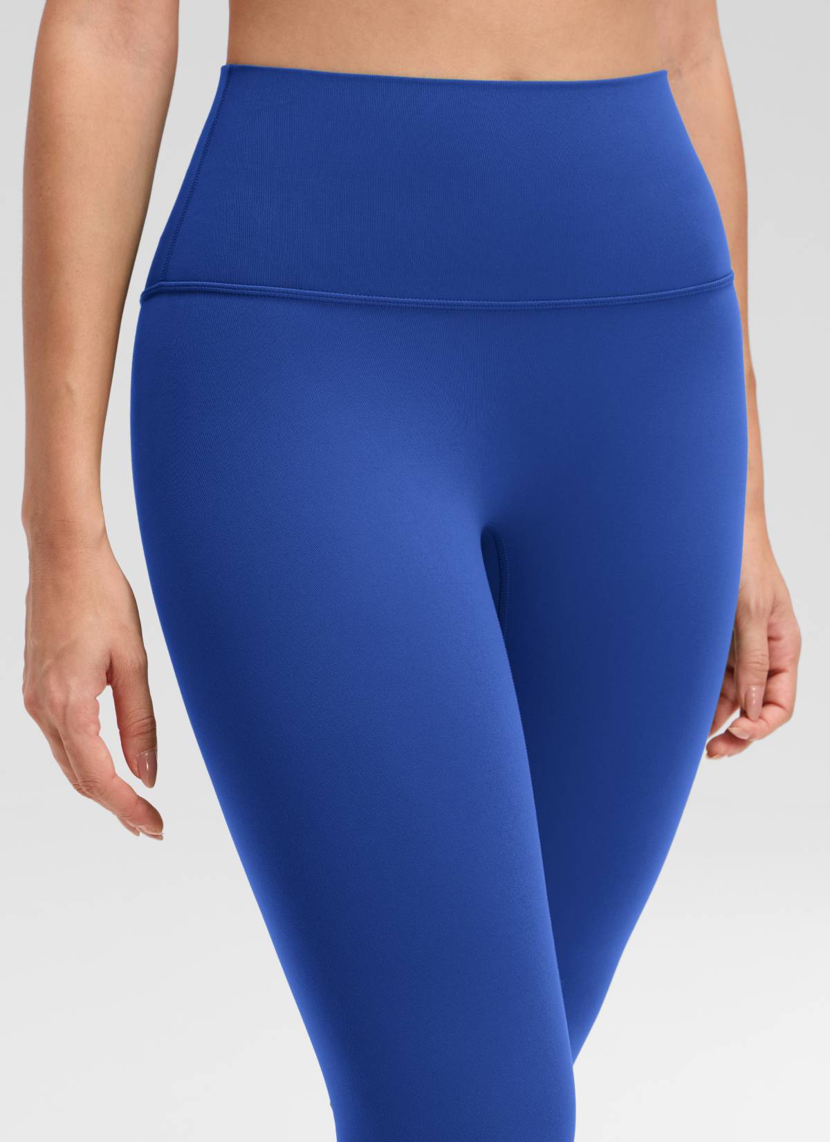 CRZ YOGA Wanita Butterluxe Seluar Yoga Tinggi Tanpa Jahitan Depan 25'' Biru Ombak