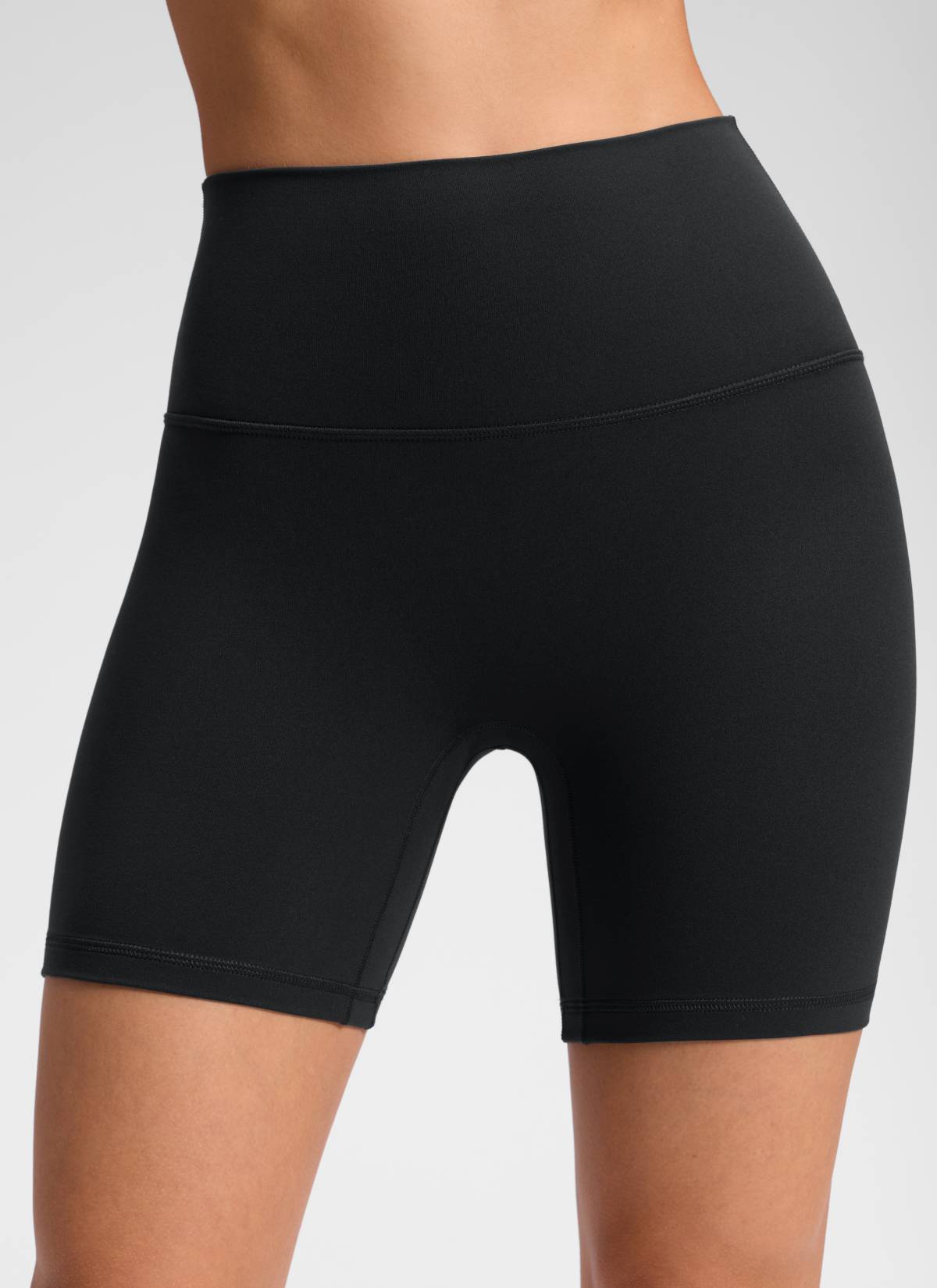 CRZ YOGA Wanita Butterluxe Yoga Tinggi Tanpa Jahitan Depan Pendek 6