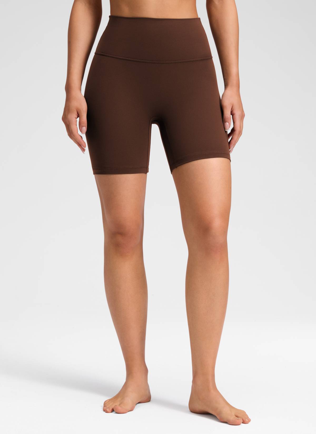 CRZ YOGA Wanita Butterluxe Yoga Tinggi Tanpa Jahitan Depan Pendek 6