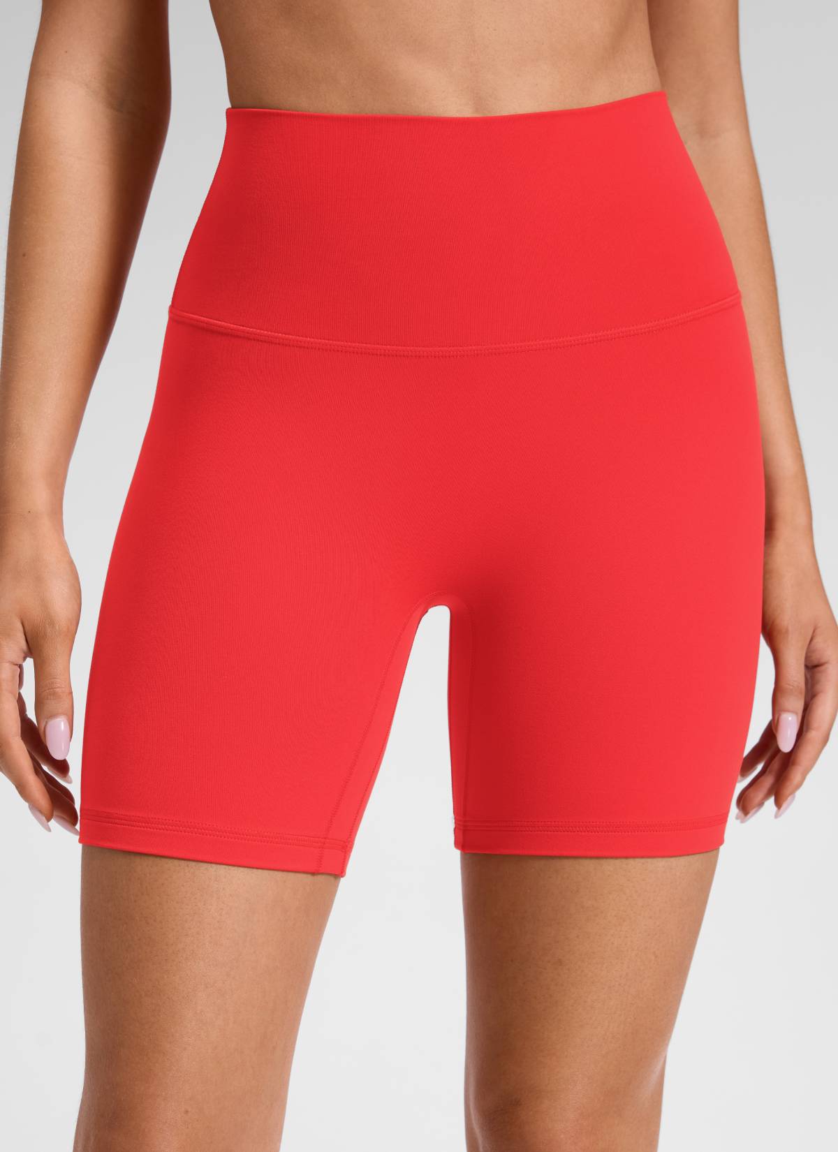 CRZ YOGA Wanita Butterluxe Yoga Tinggi Tanpa Jahitan Depan Pendek 6