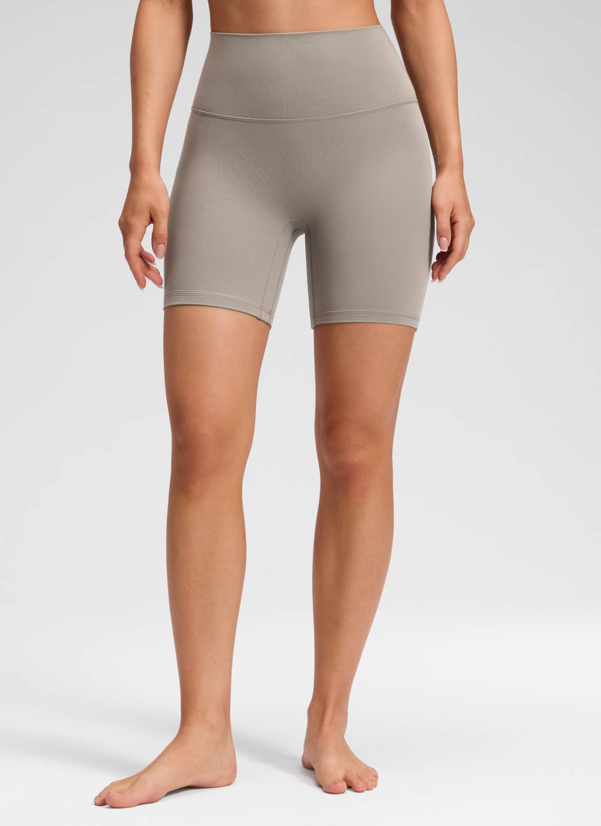 CRZ YOGA Wanita Butterluxe Yoga Tinggi Tanpa Jahitan Depan Pendek 6