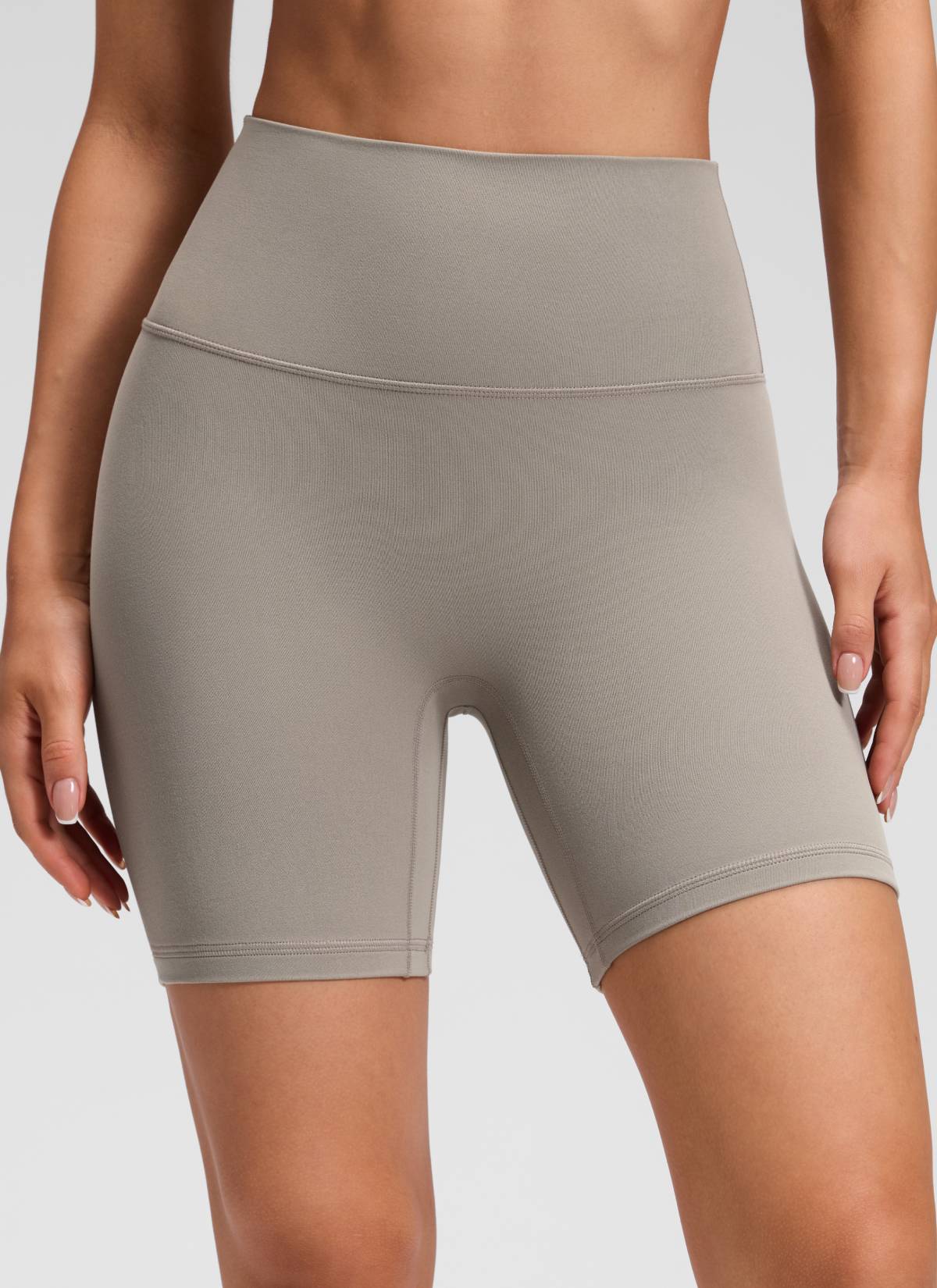 CRZ YOGA Wanita Butterluxe Yoga Tinggi Tanpa Jahitan Depan Pendek 6