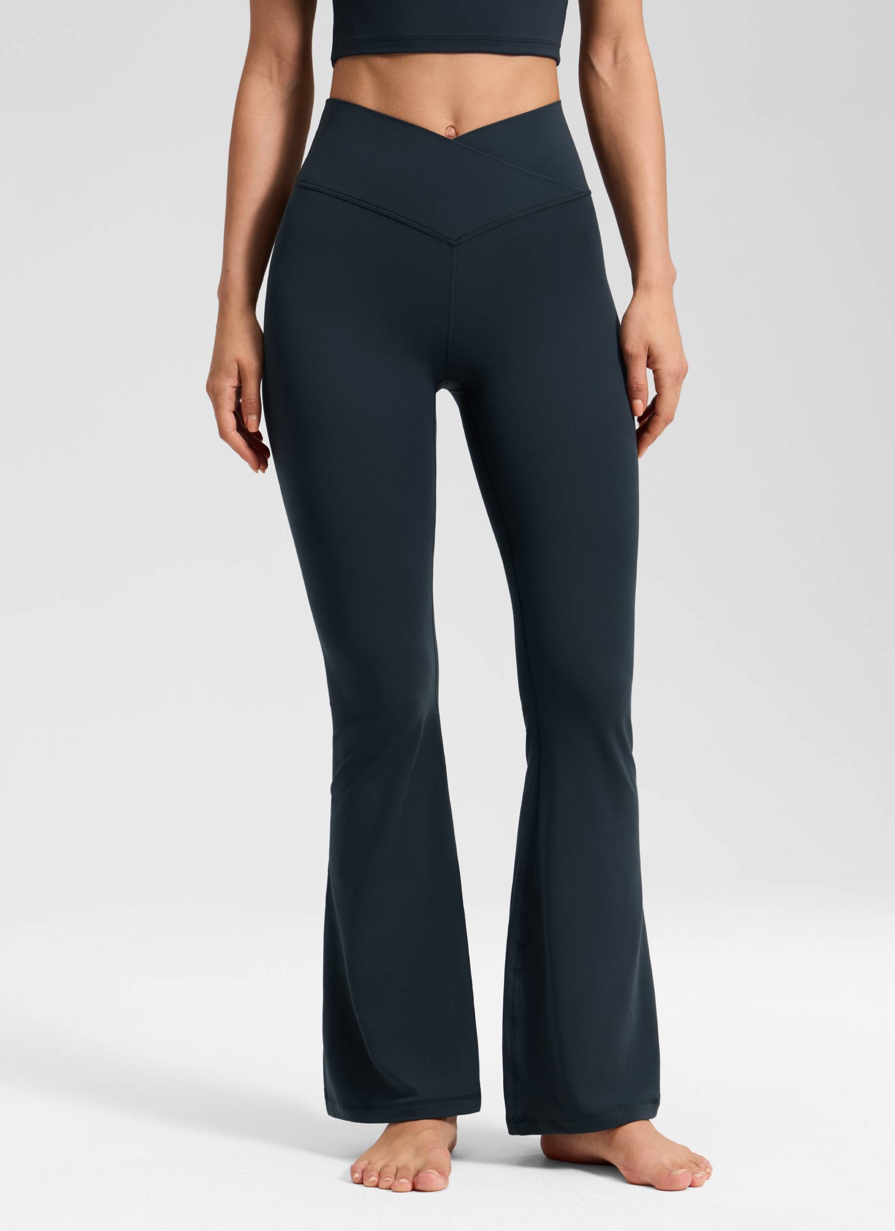 CRZ YOGA Wanita Butterluxe Legging V Crossover Pinggang Tinggi 31