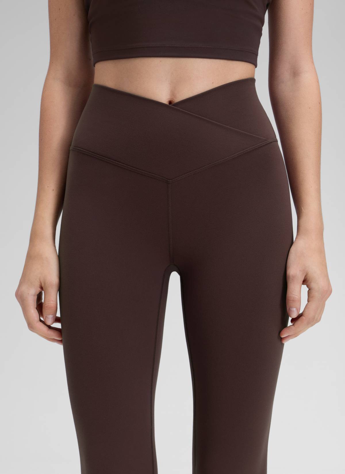 CRZ YOGA Wanita Butterluxe Legging V Crossover Pinggang Tinggi 31