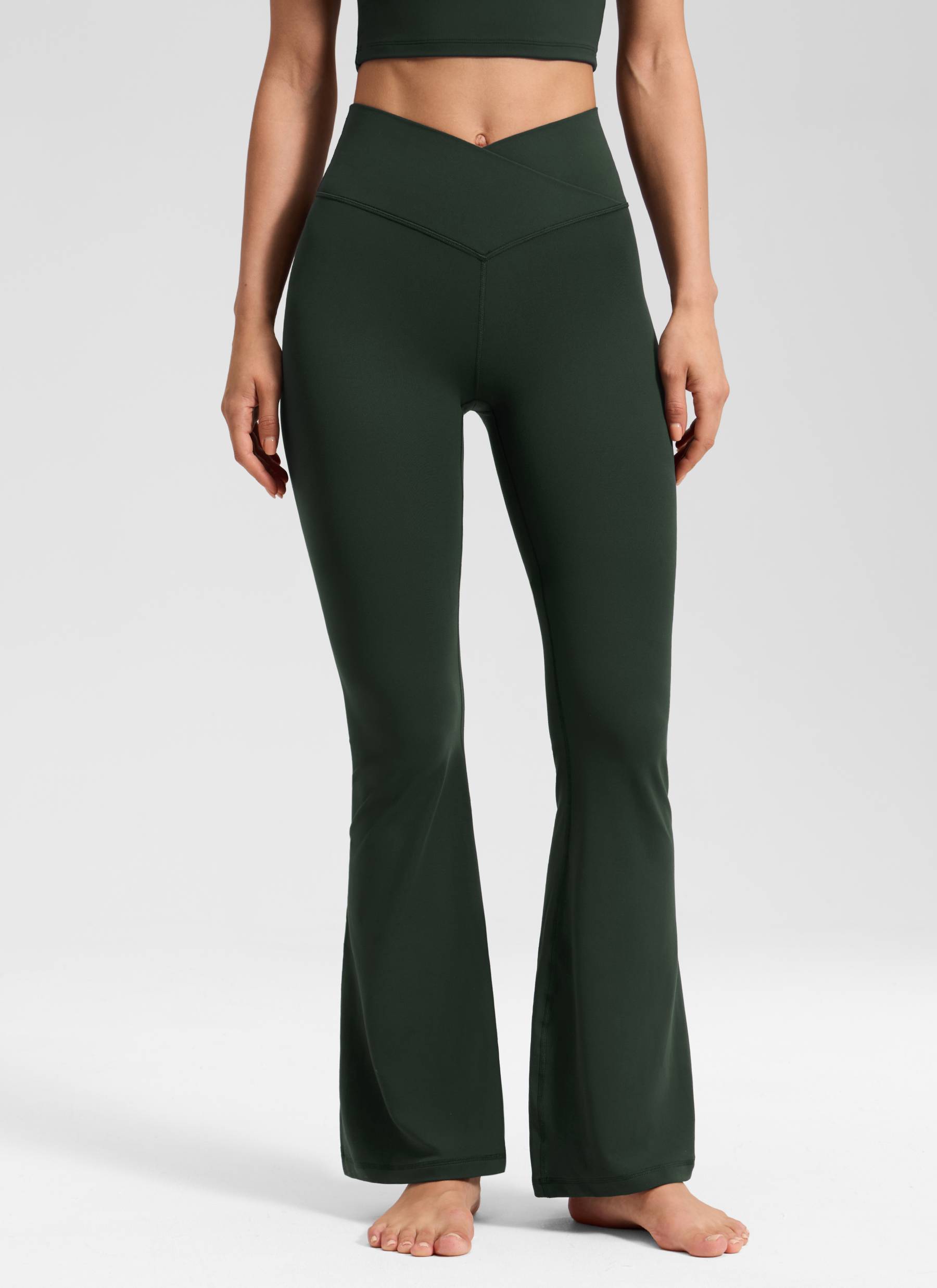 CRZ YOGA Wanita Butterluxe Legging V Crossover Pinggang Tinggi 31