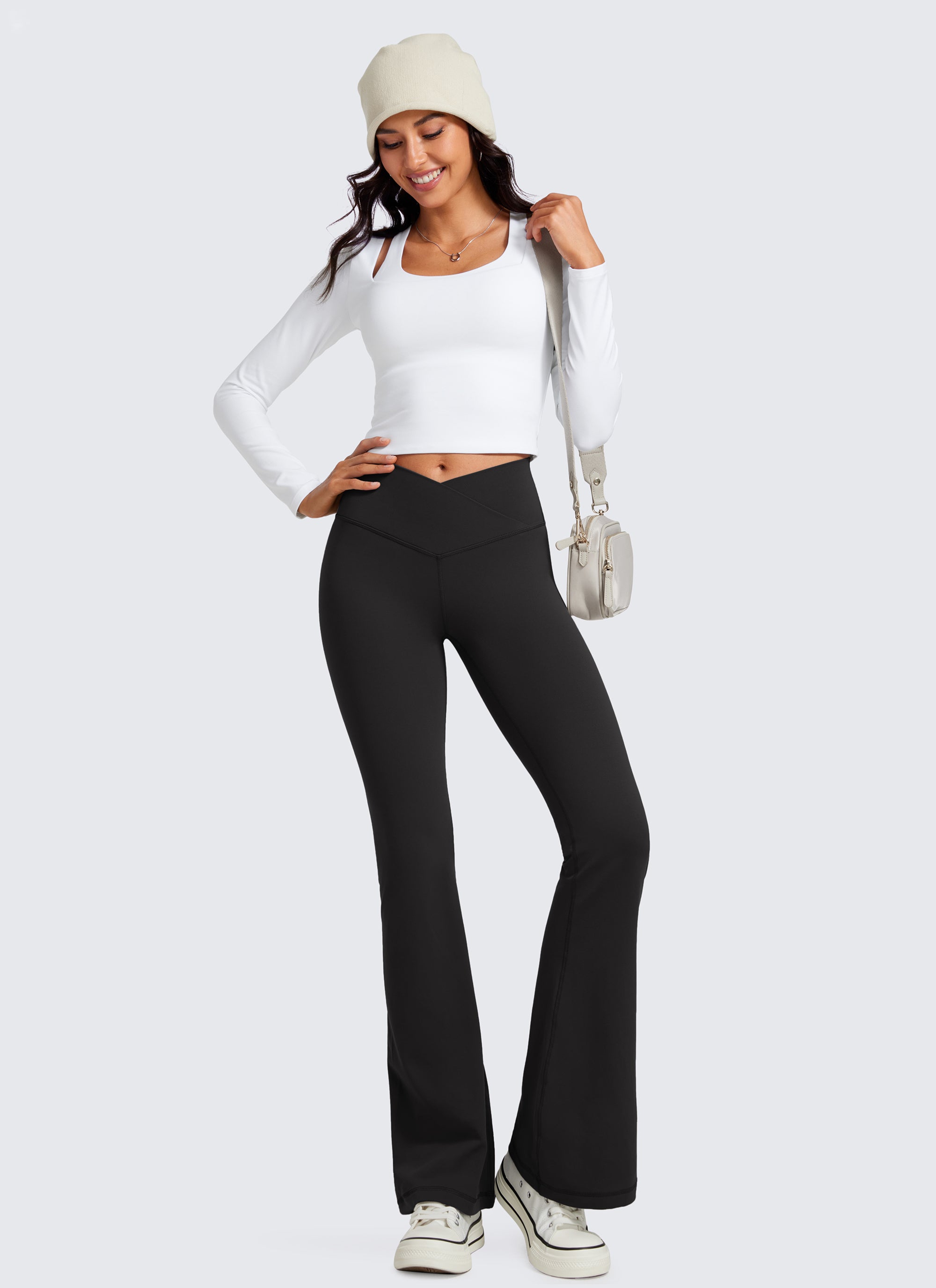 Butterluxe Seluar Legging Crossover Flare 33''