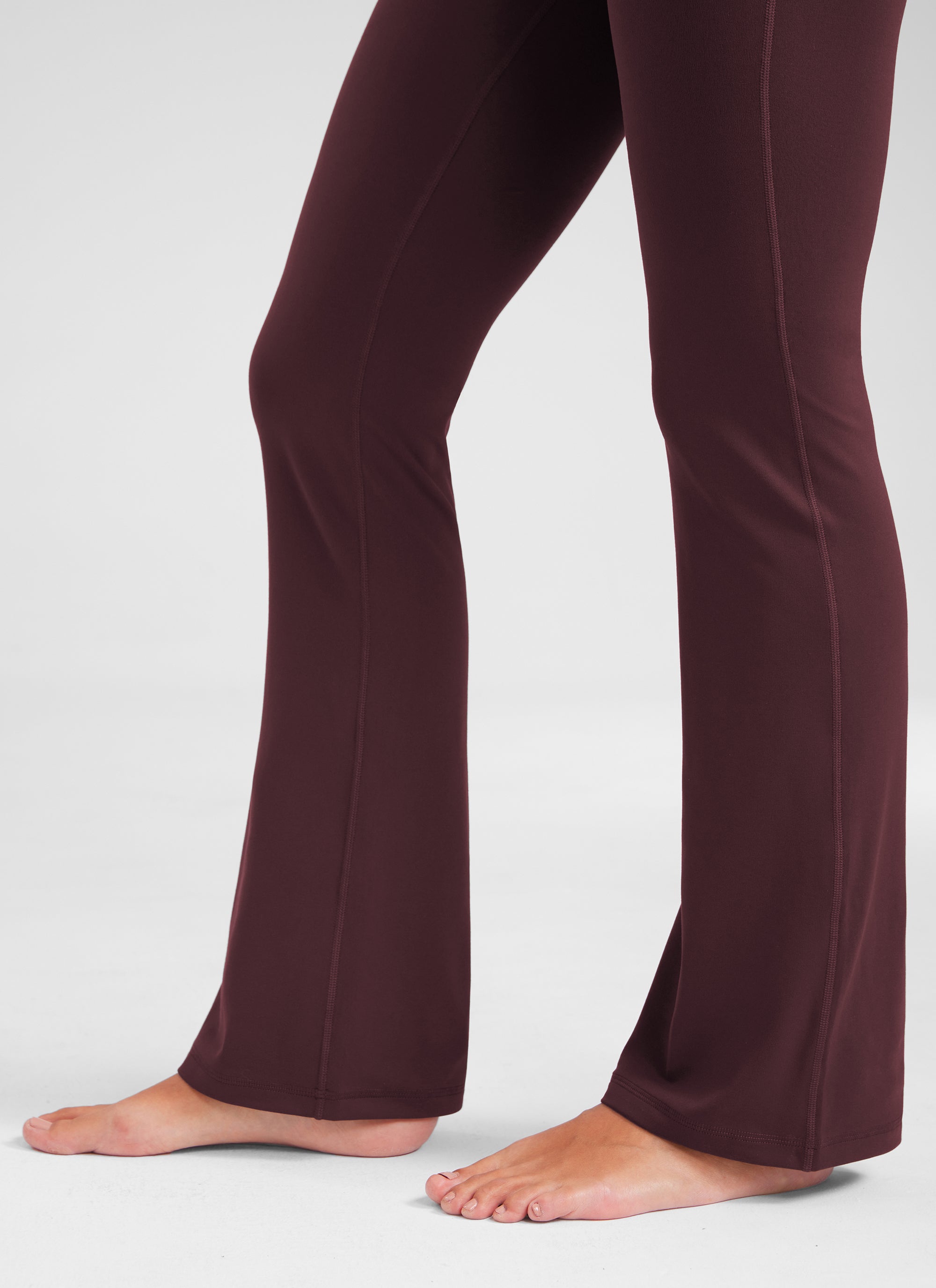 Butterluxe Legging Poket Potongan Boot Kaki Lebar Pinggang Tinggi 33