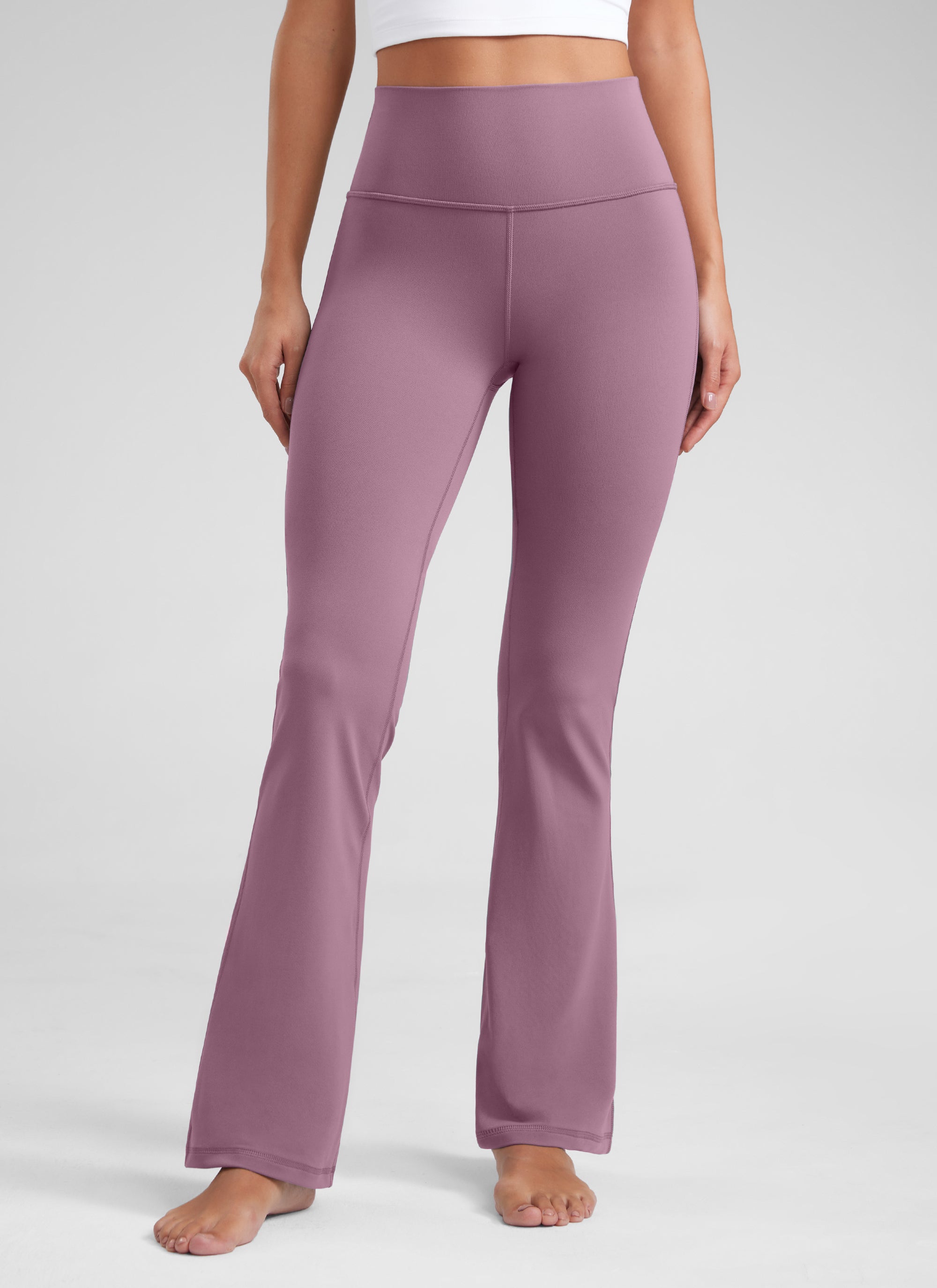 CRZ YOGA Yoga Pinggang Tinggi Wanita Butterluxe Seluar Legging Poket Flare 29