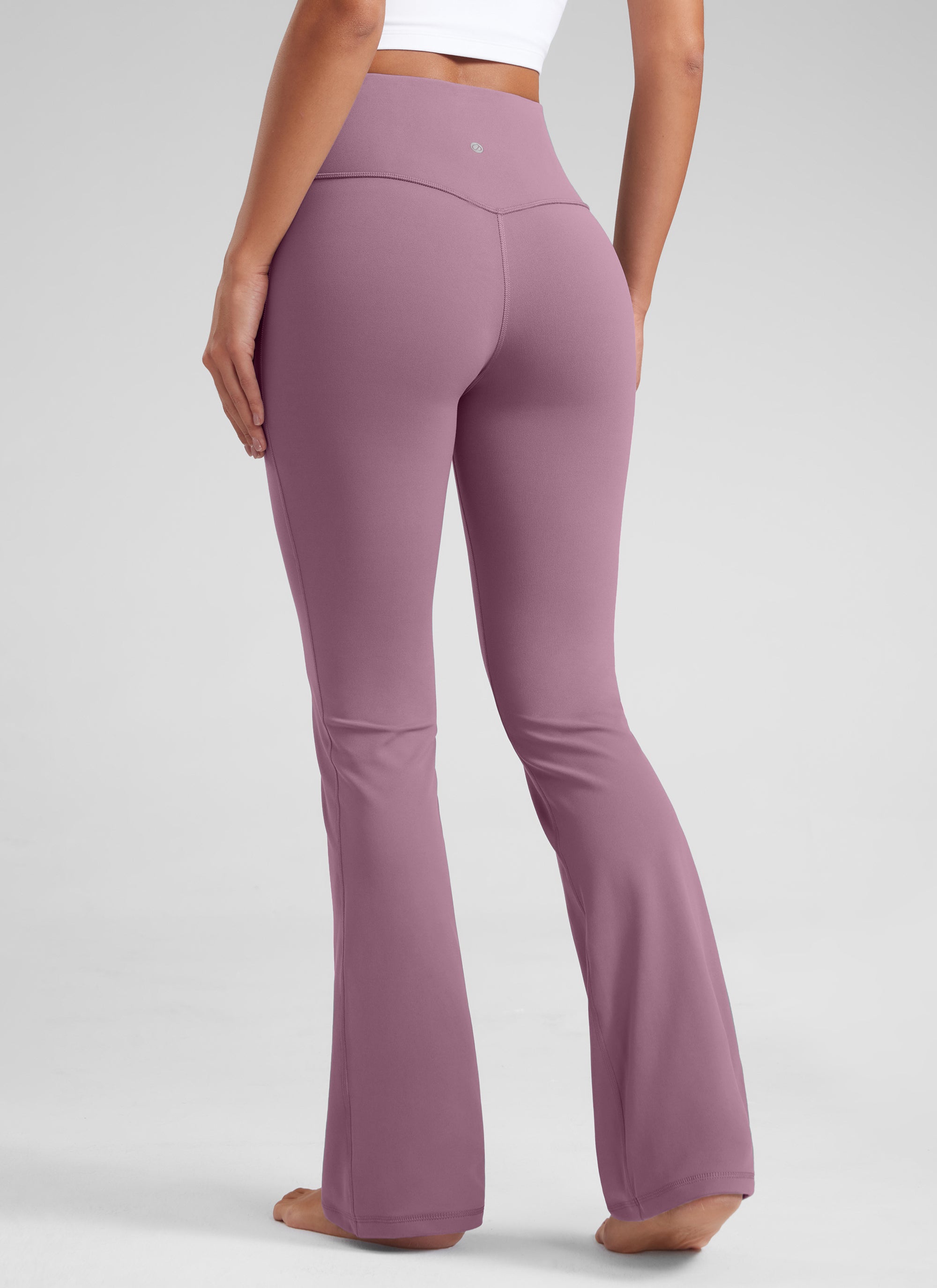 CRZ YOGA Yoga Pinggang Tinggi Wanita Butterluxe Seluar Legging Poket Flare 29