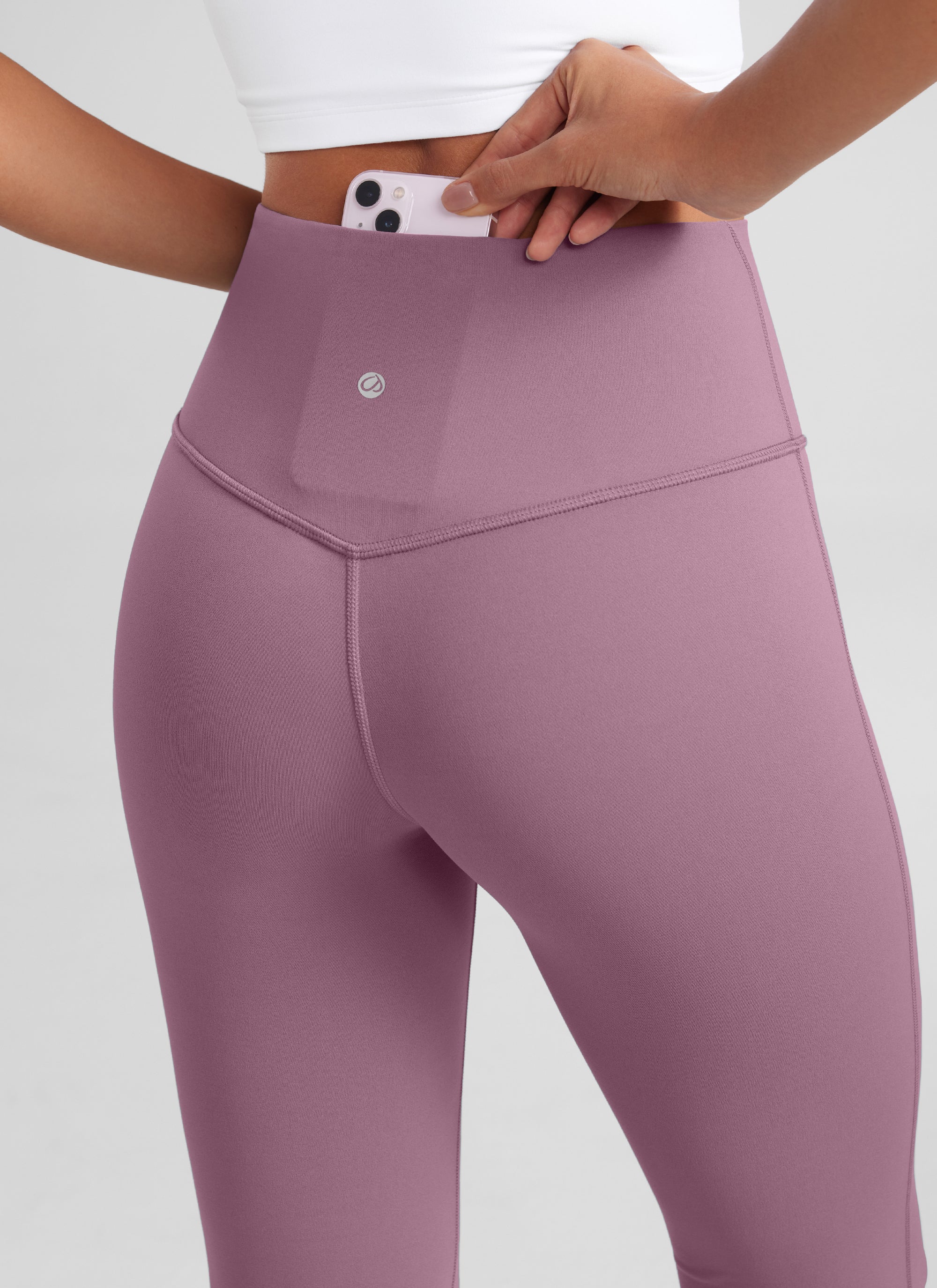 CRZ YOGA Yoga Pinggang Tinggi Wanita Butterluxe Seluar Legging Poket Flare 29