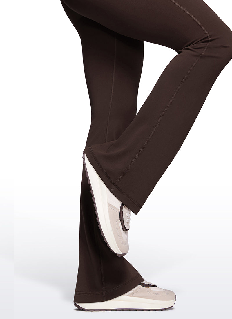 Butterluxe Legging Poket Potongan Boot Kaki Lebar Pinggang Tinggi 33