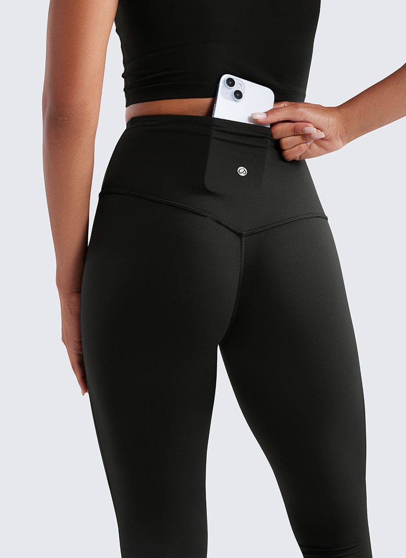 CRZ YOGA Wanita Butterluxe Seluar Legging Mini Berpoket Pinggang Tinggi 33