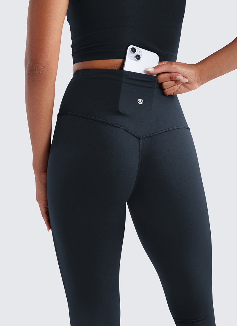 CRZ YOGA Wanita Butterluxe Seluar Legging Mini Berpoket Pinggang Tinggi 33