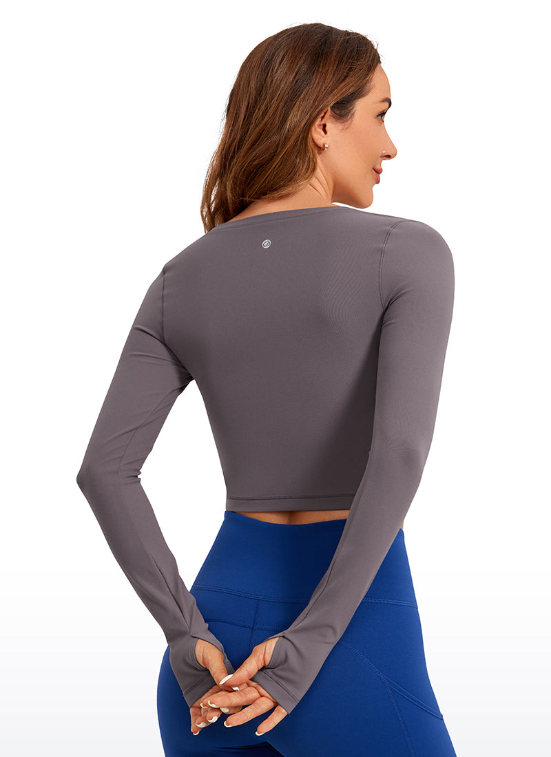 CRZ YOGA Seluar Legging Yoga Lengan Panjang Butterluxe Wanita Tornado