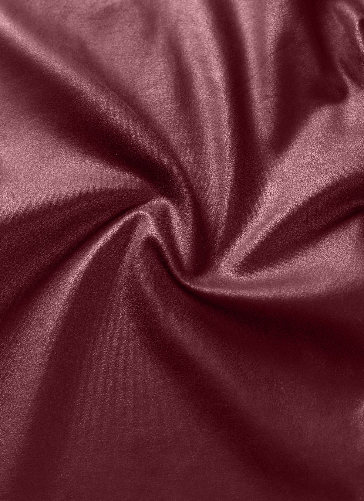 CRZ YOGA Wanita Butterluxe Legging Kulit Tiruan Matte Corak Kerajang Merlot Merah 28'