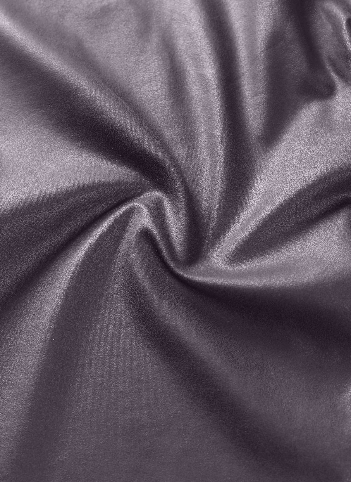 CRZ YOGA Women Butterluxe Matte Faux Leather Leggings 25'' Tornado Grey Classic Pattern